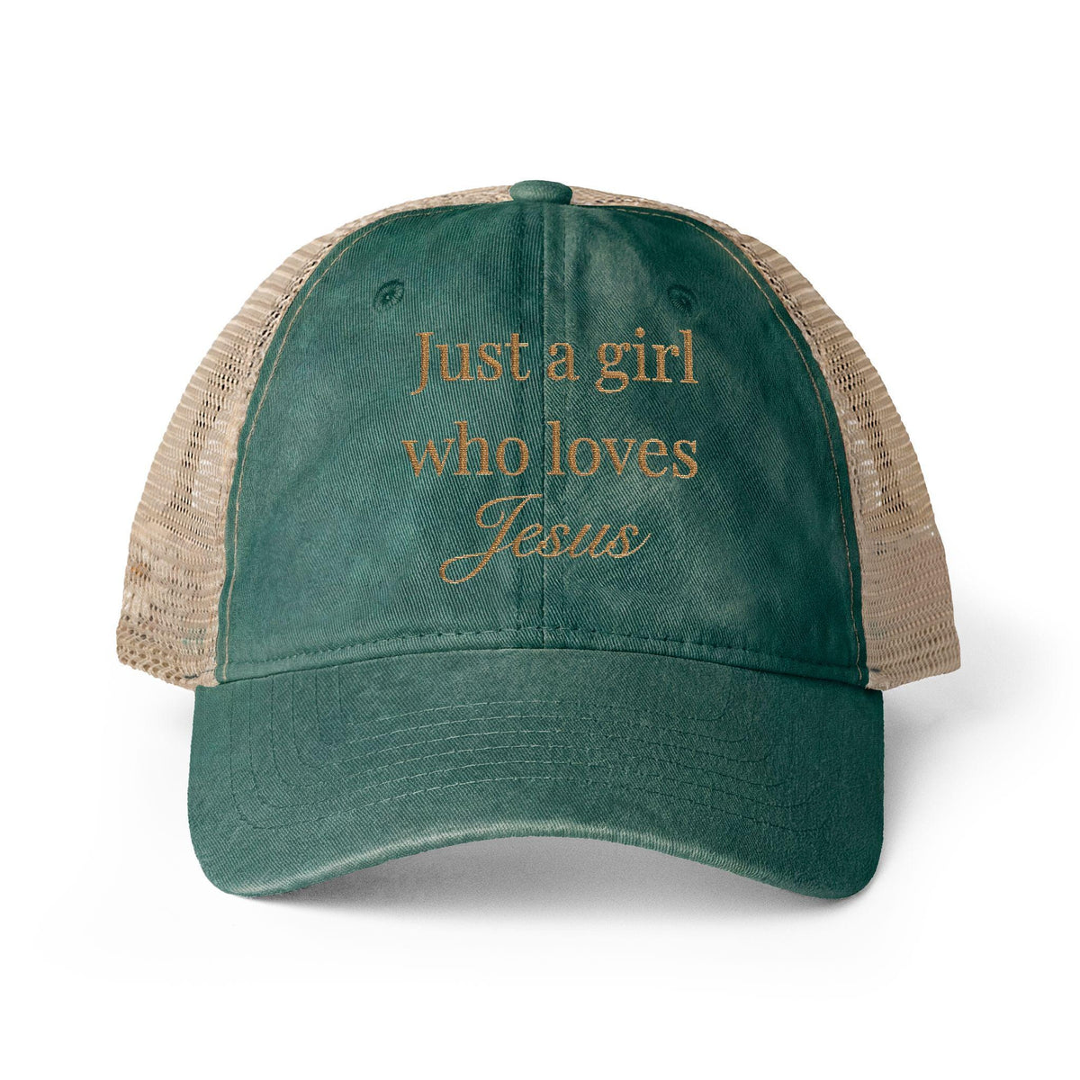 Just a girl who loves Jesus Hat