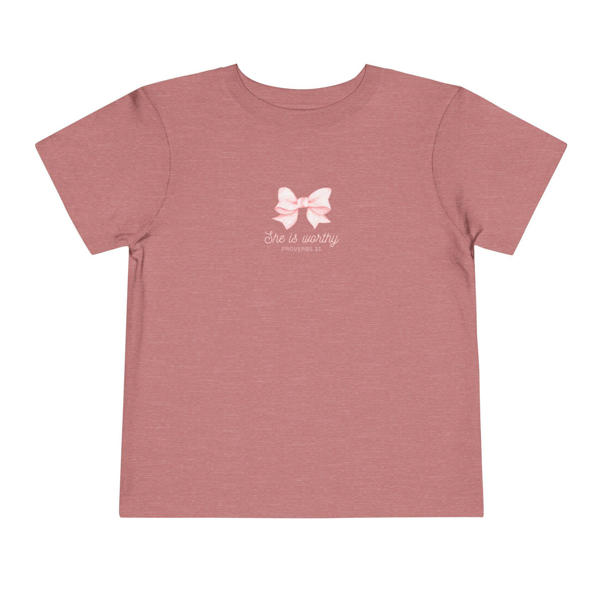 She Is Worthy Toddler T-shirt