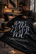 God Will Never Leave You-Arctic Fleece Blanket