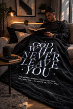 God Will Never Leave You-Arctic Fleece Blanket