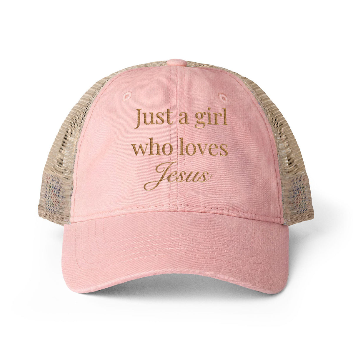 Just a girl who loves Jesus Hat