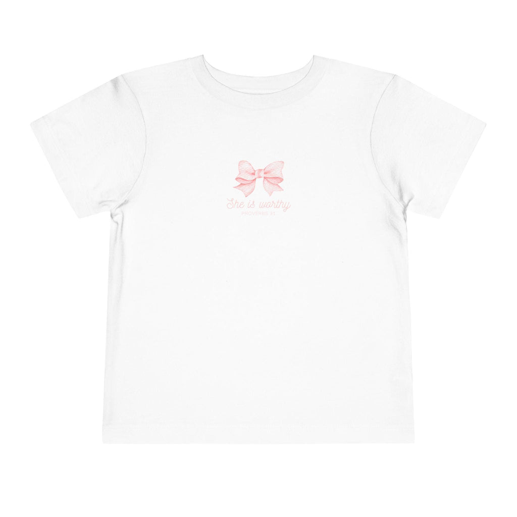 She Is Worthy Toddler T-shirt