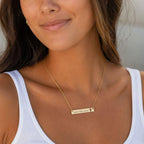 Love Like Jesus Bar Necklace