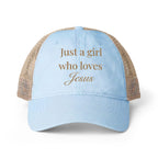 Just a girl who loves Jesus Hat