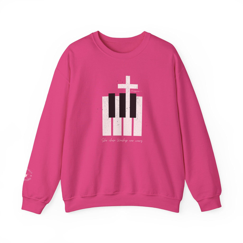 Worship Over Worry Crewneck