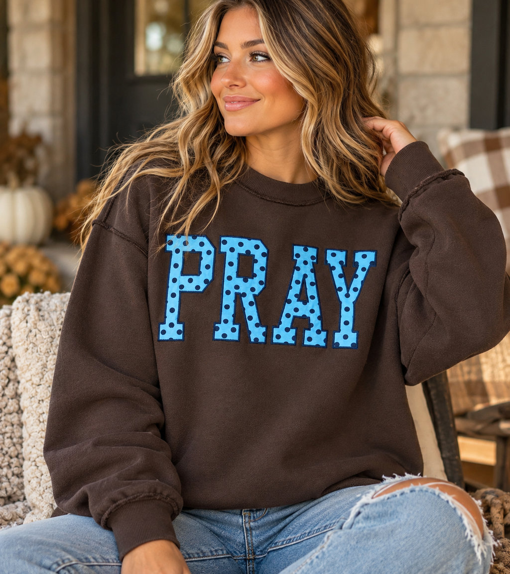 PRAY Polka Dot Sweatshirt