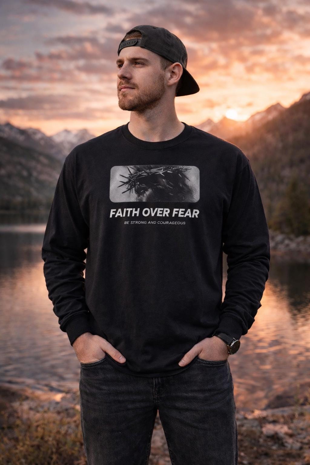 Faith Over Fear Long Sleeve T-shirt