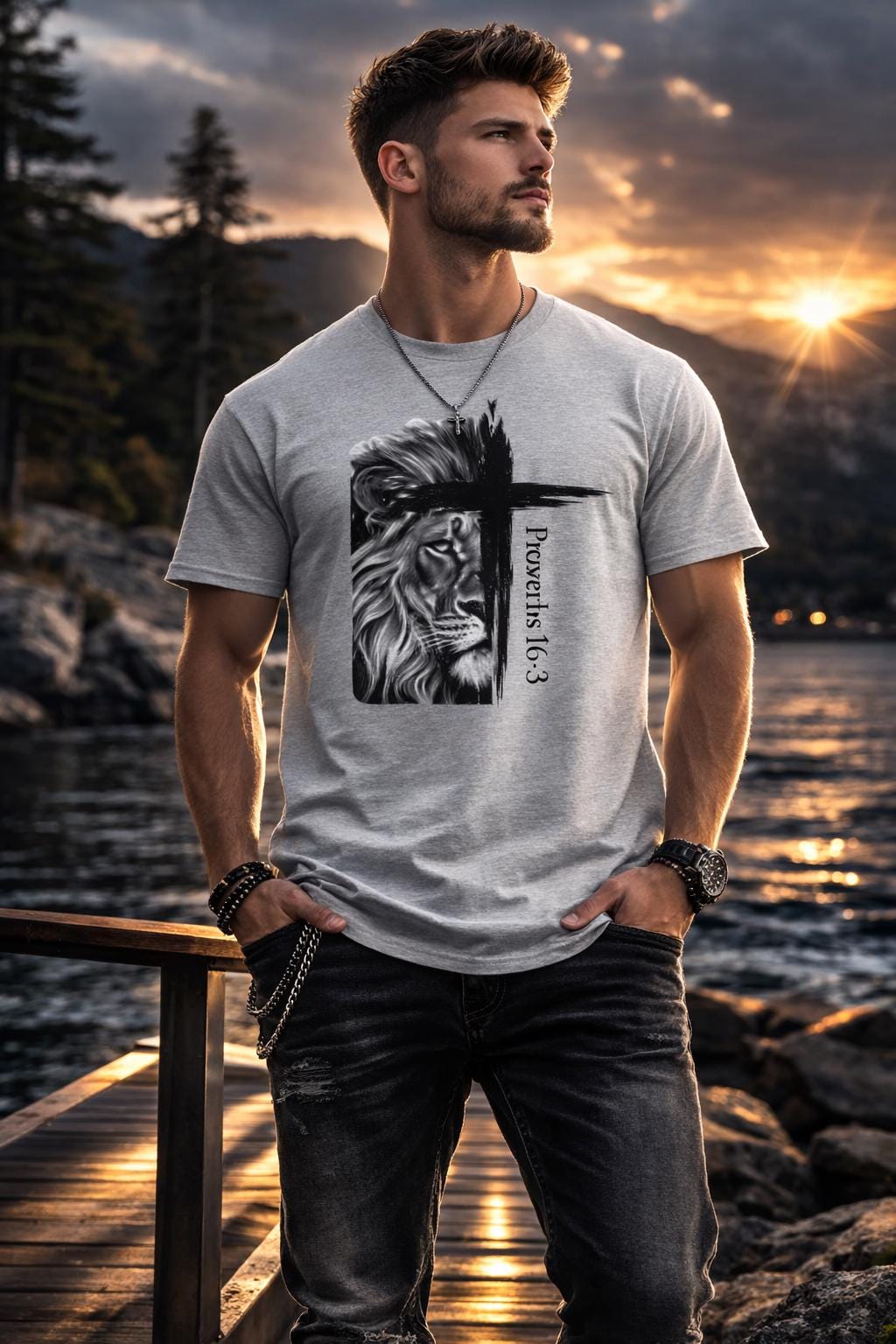 Lion Cross T-shirt