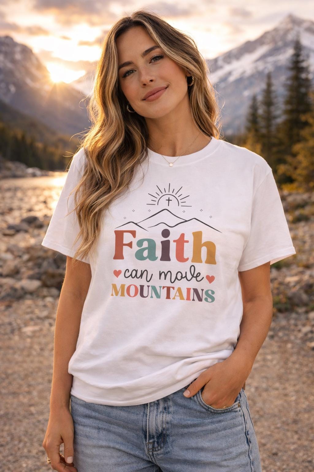 Faith Can Move Mountains T-shirt