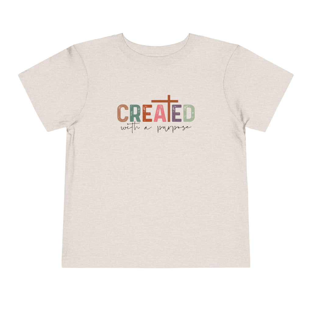 Toddler "Created With A Purpose" Tee